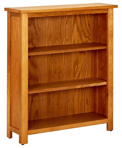 Knihovna se 3 policemi 70 x 22,5 x 82 cm masivní dubové dřevo 244468