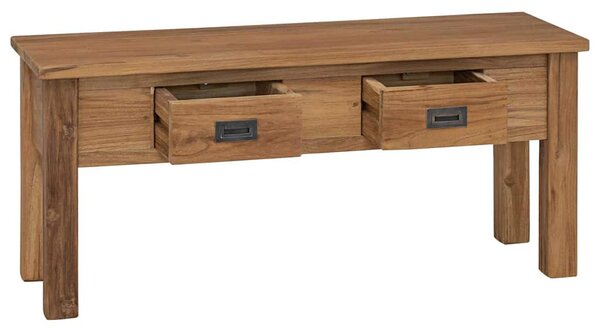 Lavice, masivní teak, 90x30x40 cm 244486