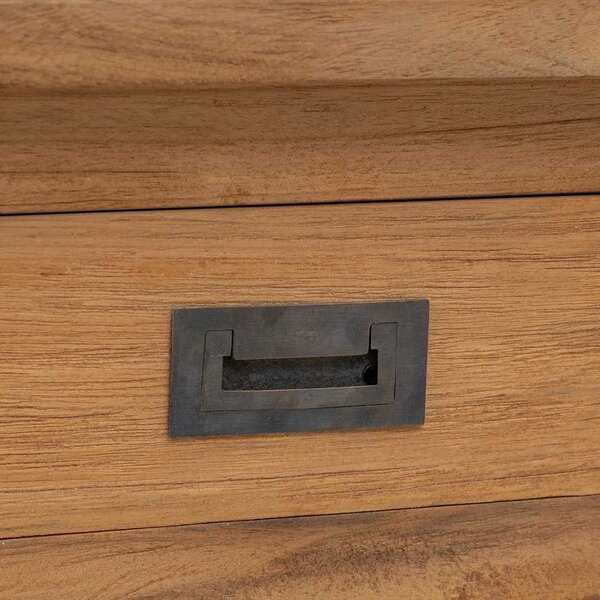 Lavice, masivní teak, 90x30x40 cm 244486