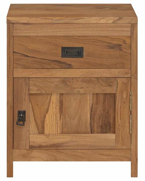 Noční stolek masivní teak 40 x 30 x 50 cm 244484