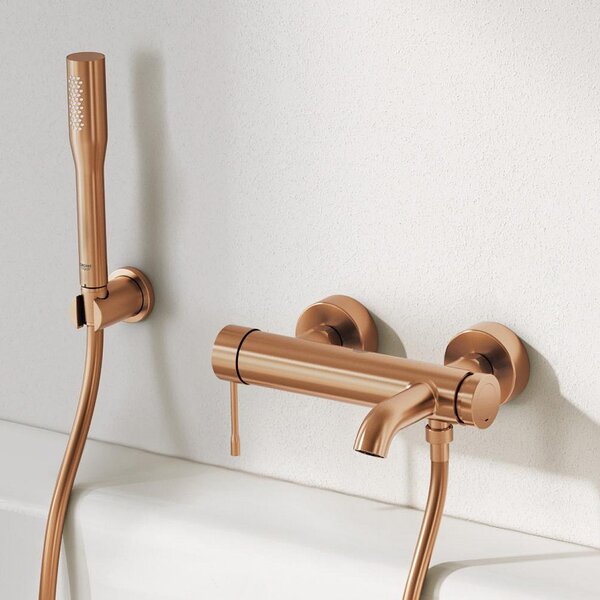 Grohe Essence vanová baterie na stěnu Brushed Warm Sunset 33624DL1
