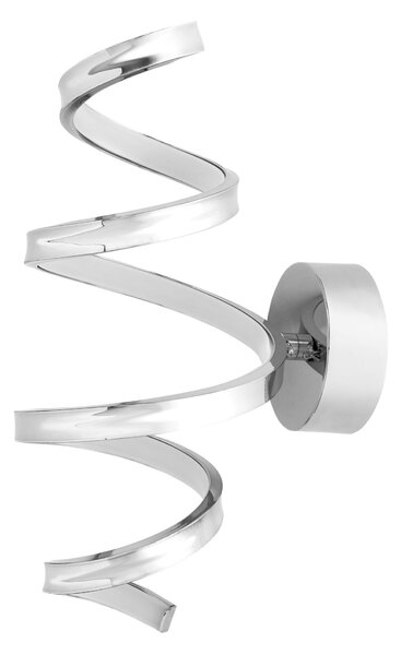 Toolight - LED nástěnná lampa SPRING APP828-W, chromová, OSW-09180
