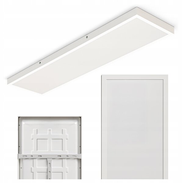 Kancelářský LED panel 60 W, 5400 lm, 30 × 120 cm, neutrální bílá