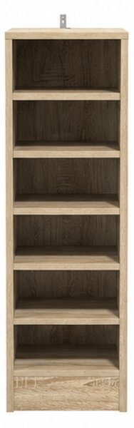 Skříňka na boty, botník, 6 polic, dřevo, 92x36x32 cm, dub sonoma, Dekorino BB20260074