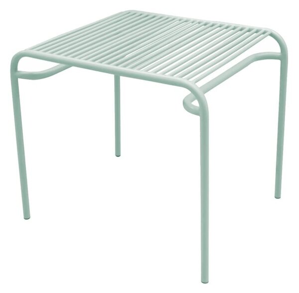 LEITMOTIV Venkovní stolek Lineate Metal Clay zelená 58 × 48 × 50 cm