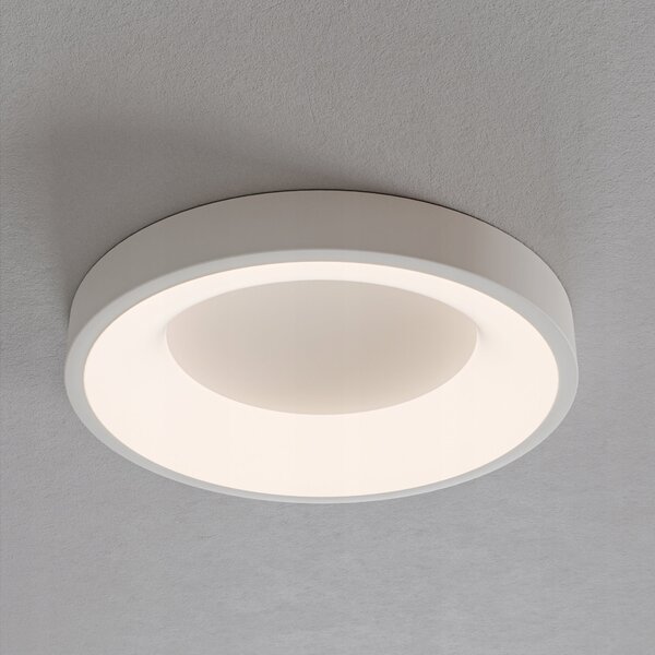 Bílé kulaté stropní LED svítidlo 30 W, 4000 K, 3000 lm, Ø 40 cm