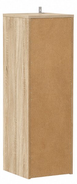 Skříňka na boty, botník, 6 polic, dřevo, 92x36x32 cm, dub sonoma, Dekorino BB20260074