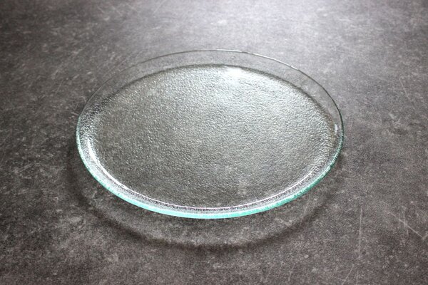 BDK-GLASS Dortový talíř čirý - prům. 32cm