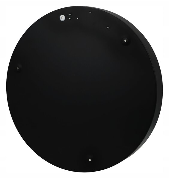 Černé kulaté stropní LED svítidlo 30 W, 4000 K, 3000 lm, Ø 40 cm