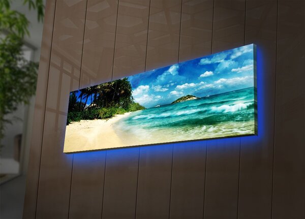 Wallity Obraz s LED osvětlením MOŘE 69 30 x 90 cm