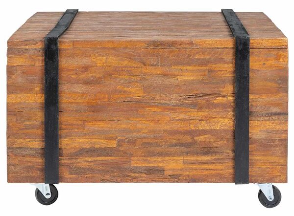 Odkládací stolek, teak, 60x60x38 cm 244515