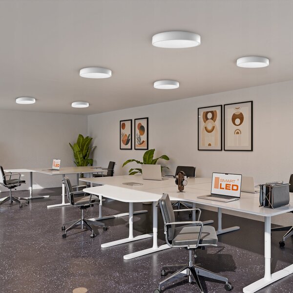 Kulaté stropní LED svítidlo 40 W, 40 cm, 4000 lm, neutrální bílá