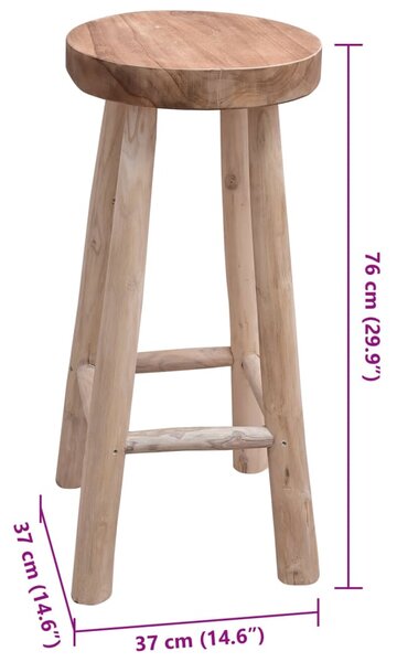 Barová stolička masivní teak 244545