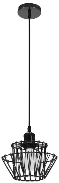 Toolight - Závěsné svítidlo 36cm E27 60W APP941-1CP, černá, OSW-05663