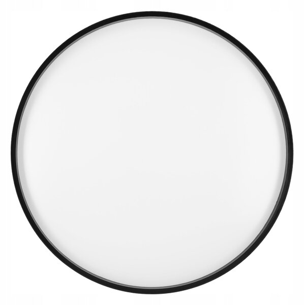 Černé kulaté stropní LED svítidlo 24 W, 33 cm, neutrální bílá