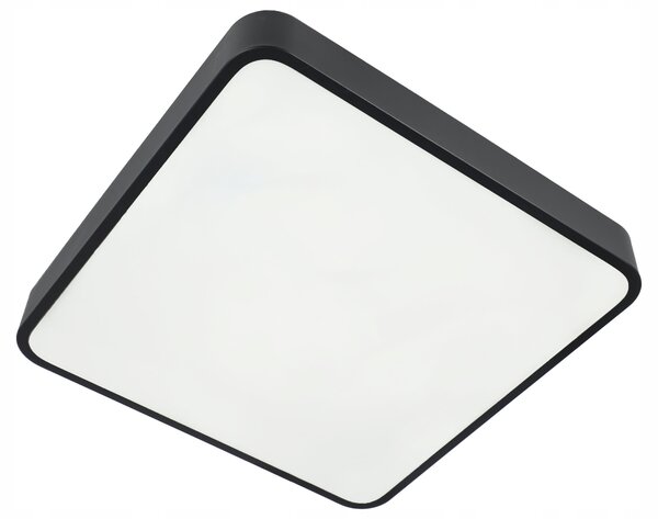Černé stropní LED svítidlo 40 W, 40 cm, neutrální bílá