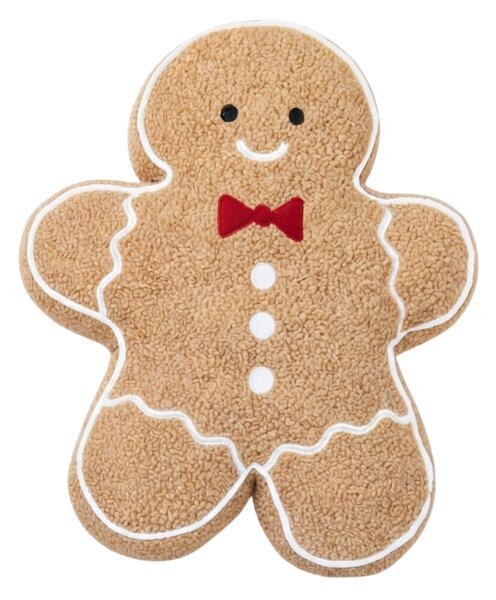 Dekorační polštářek GINGERBREAD 30x40 cm, hnědý