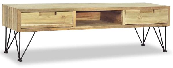 TV stolek 120 x 35 x 35 cm masivní teak 244575
