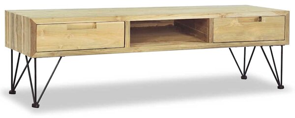 TV stolek 120 x 35 x 35 cm masivní teak 244575