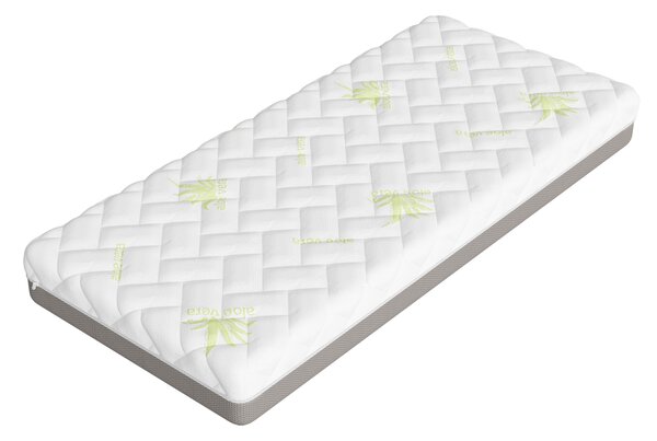 Legno Pěnová matrace Fitted 13 cm s paměťovou pěnou a aloe vera potahem, středně tvrdá Rozměr (cm): 70x160