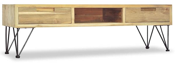 TV stolek 120 x 35 x 35 cm masivní teak 244575