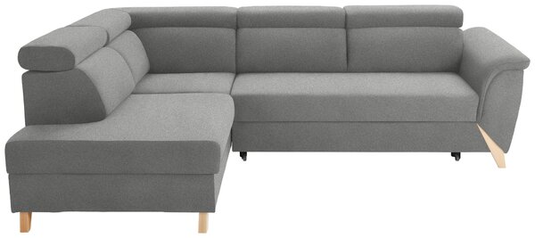 ROHOVÁ SEDAČKA, textil, šedá Stylife - Sedací soupravy