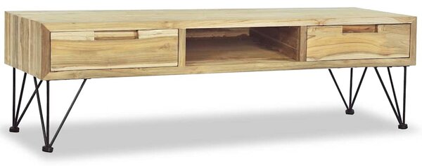 TV stolek 120 x 35 x 35 cm masivní teak 244575