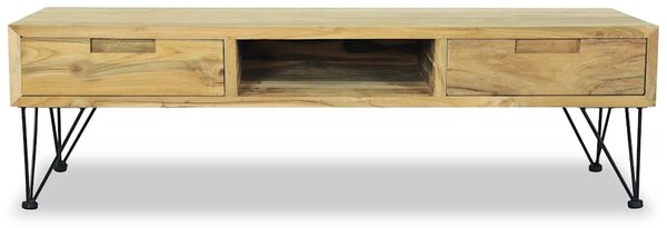 TV stolek 120 x 35 x 35 cm masivní teak 244575