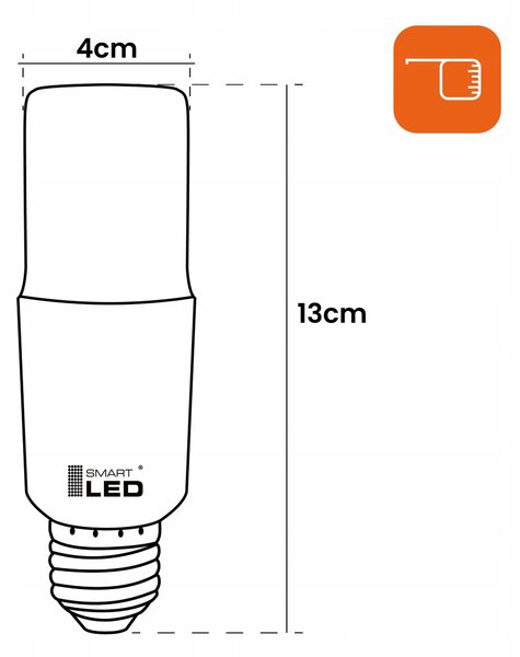 Bílá LED žárovka E27 12 W, 1140 lm, 4000 K – neutrální bílá, úhel 220°