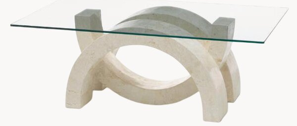Konferenční stolek se skleněnou deskou Olimpia