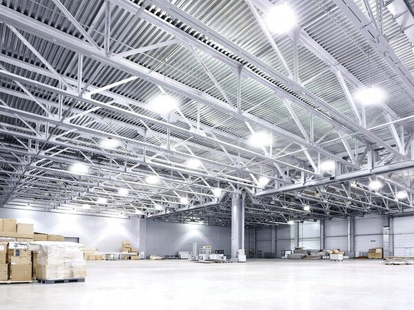 Průmyslové LED svítidlo High Bay 150 W, neutrální bílá, IP65, Ø 296 mm