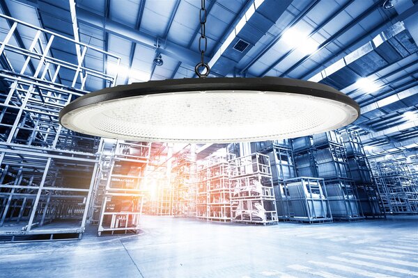 Průmyslové LED svítidlo High Bay 150 W, neutrální bílá, IP65, Ø 296 mm