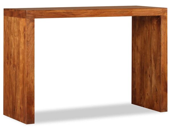 Konzolový stolek masivní dřevo s medovým povrchem 110x40x76 cm 244671