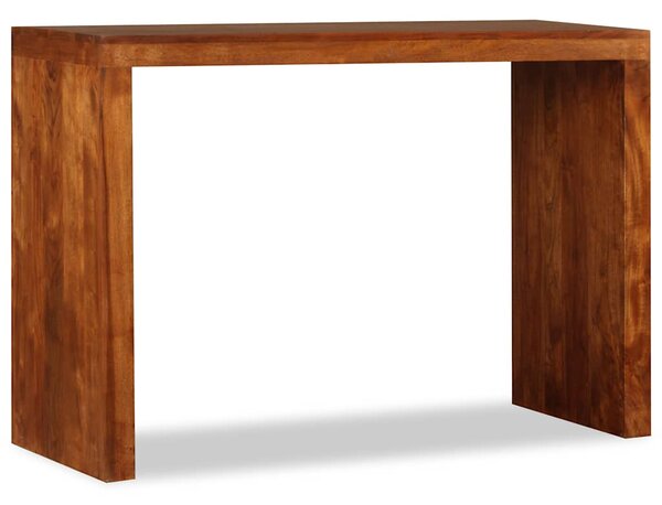 Konzolový stolek masivní dřevo s medovým povrchem 110x40x76 cm 244671
