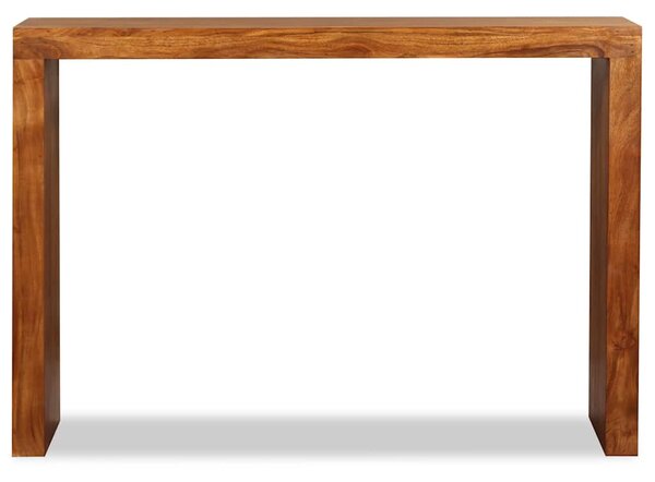 Konzolový stolek masivní dřevo s medovým povrchem 110x40x76 cm 244671
