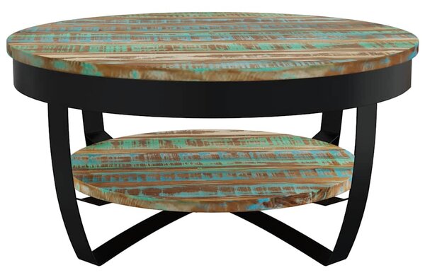 Konferenční stolek masivní recyklované dřevo 65 x 32 cm 244674
