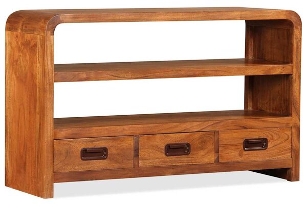 TV skříňka masivní akáciové dřevo 90 x 30 x 55 cm 244681