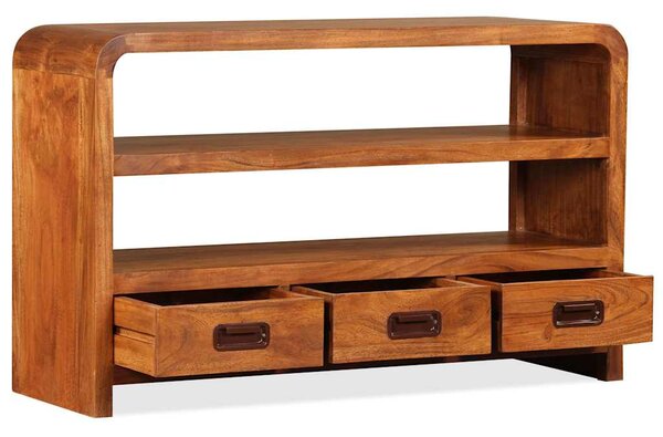 TV skříňka masivní akáciové dřevo 90 x 30 x 55 cm 244681
