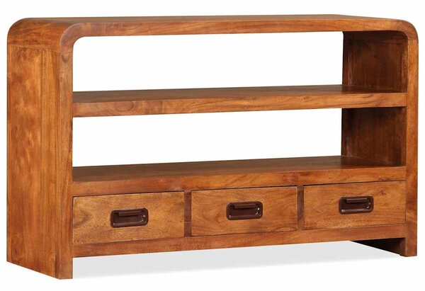 TV skříňka masivní akáciové dřevo 90 x 30 x 55 cm 244681