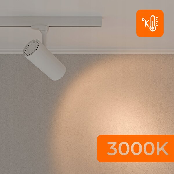 Bílá LED žárovka GU10 3 W, 250 lm, 3000 K – teplá bílá, úhel 120°