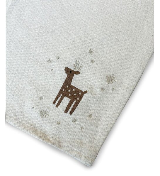 Vánoční utěrka Reindeer Cream 70x50 cm Juna