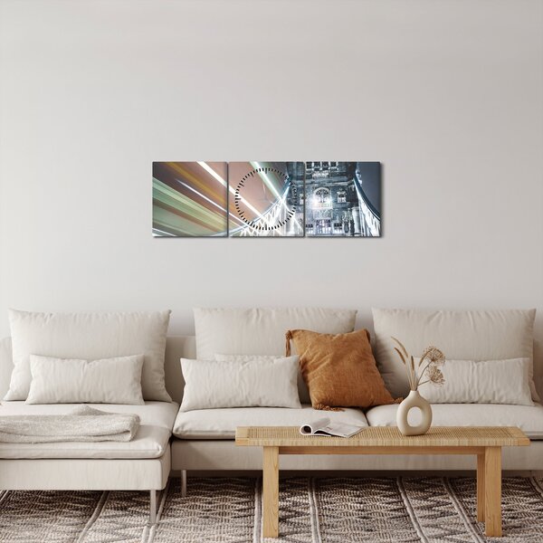 Obraz Tower Bridge (s hodinami) (90x30 cm)