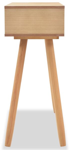 Odkládací stolek masivní borovice hnědý 80 x 30 x 72 cm 244739
