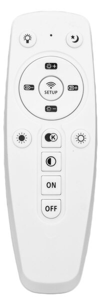 Toolight Toolight, LED závěsné křišťálové svítidlo s dálkovým ovládáním APP773-2CP, chromová, OSW-05024