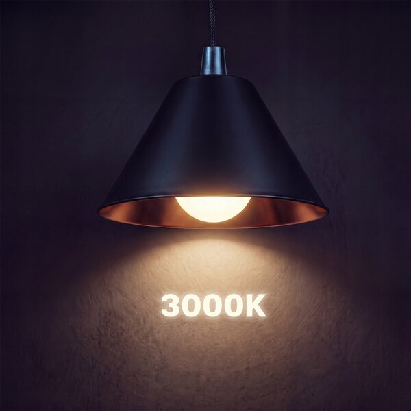 LED žárovka E14 230 V, 10 W, 900 lm, 3000 K – teplá bílá, stmívatelné, Ø 45 mm