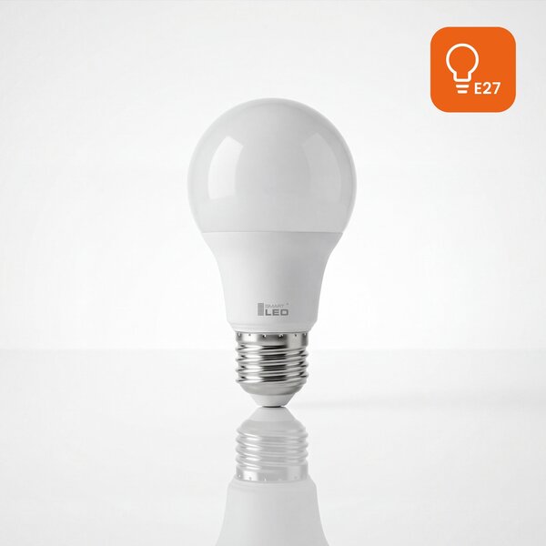 LED žárovka E27 230 V, 12 W, 1200 lm, 6500 K – studená bílá, 10,5 × 6 cm