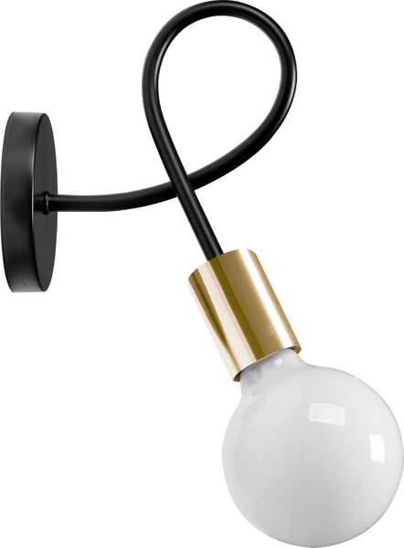 Toolight - Nástěnná lampa 1xE27 60W APP516-1W, černá, OSW-00073