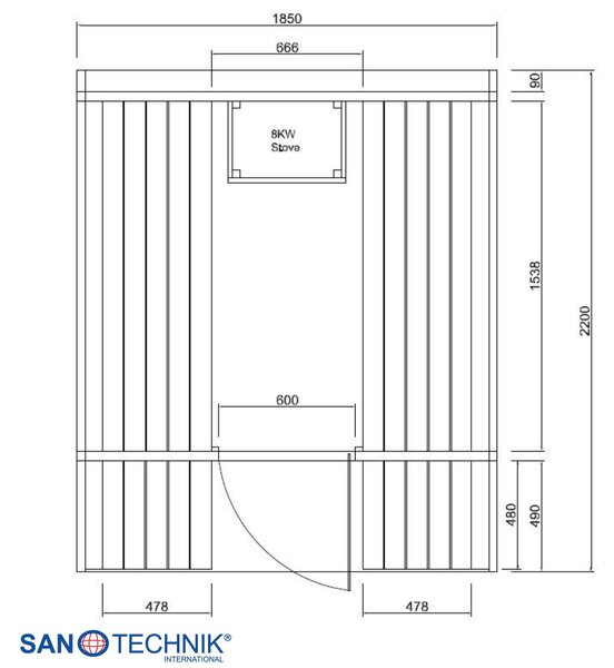 SUDOVÁ SAUNA Sanotechnik, Online Only