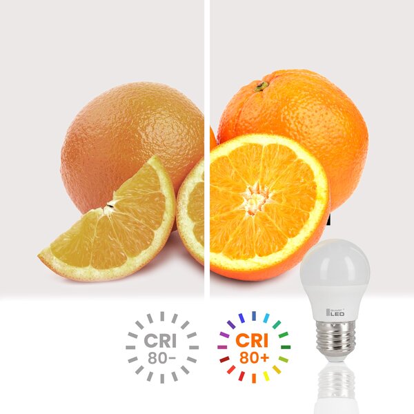 LED žárovka E27 5 W, 450 lm, 6500 K – studená bílá, stmívatelné, Ø 45 mm