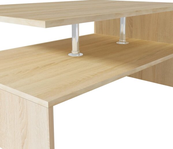 Konferenční stolek kompozitní dřevo 90 x 59 x 42 cm dub 244855